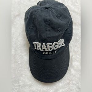 Traeger grills black baseball cap hat mens